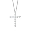 Thumbnail Image 0 of 9ct White Gold 0.15ct Diamond Cross Pendant