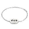 Thumbnail Image 1 of Gucci Interlocking Sterling Silver Charm Bracelet
