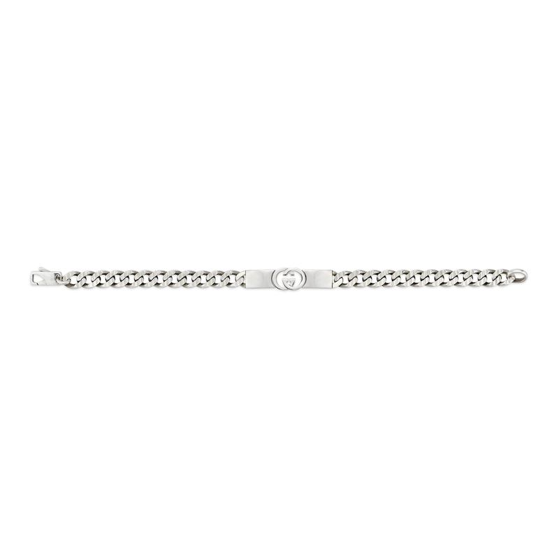 Main Image 2 of Gucci Interlocking G Sterling Silver Chain Bracelet