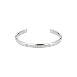 Gucci Blind For Love Sterling Silver Bangle