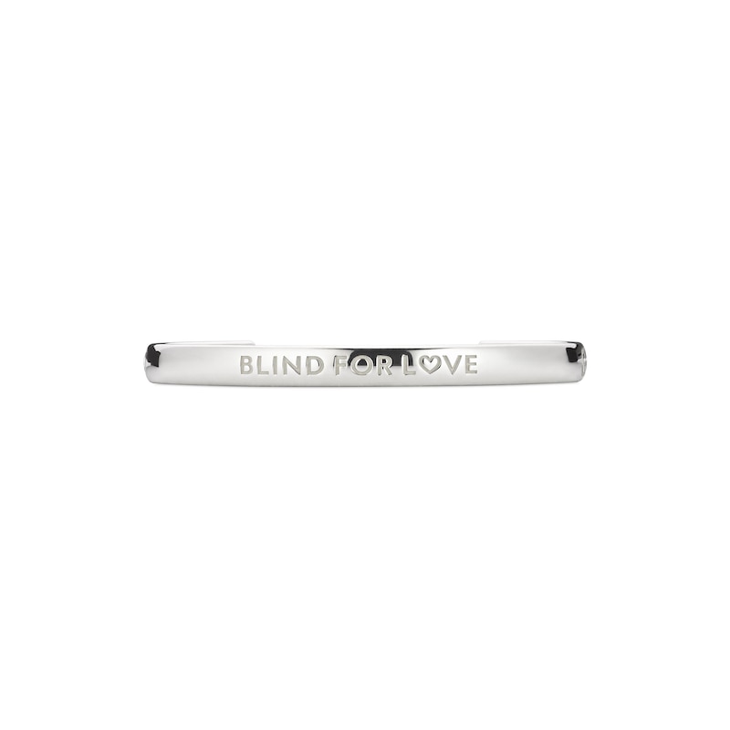 Main Image 2 of Gucci Blind For Love Sterling Silver Bangle