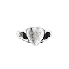 Thumbnail Image 1 of Gucci Blind For Love Sterling Silver Heart Shaped Signet Ring (Size M-N)