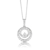 Thumbnail Image 0 of Closer Together 9ct White Gold 1ct Total Diamond Pendant