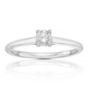 Thumbnail Image 0 of 14ct White Gold 0.25ct Diamond Four Claw Solitaire Ring