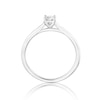 Thumbnail Image 2 of 14ct White Gold 0.25ct Diamond Four Claw Solitaire Ring