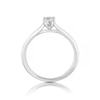 Thumbnail Image 3 of 14ct White Gold 0.33ct Diamond Four Claw Solitaire Ring