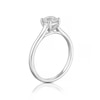 Thumbnail Image 2 of 14ct White Gold 0.66ct Diamond Four Claw Solitaire Ring