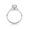 Thumbnail Image 2 of 14ct White Gold 1ct Diamond Four Claw Solitaire Ring