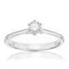 Thumbnail Image 1 of Engagement Ring 14ct White Gold 0.25ct Diamond Six Claw Solitaire Ring