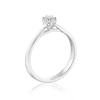 Thumbnail Image 1 of 14ct White Gold 0.25ct Diamond Six Claw Solitaire Ring