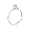 Thumbnail Image 2 of Engagement Ring 14ct White Gold 0.25ct Diamond Six Claw Solitaire Ring