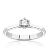 Thumbnail Image 0 of 14ct White Gold 0.33ct Diamond Six Claw Solitaire Ring