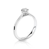Thumbnail Image 1 of 14ct White Gold 0.33ct Diamond Six Claw Solitaire Ring