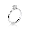 Thumbnail Image 1 of 14ct White Gold 0.33ct Diamond Six Claw Solitaire Ring