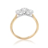 Thumbnail Image 2 of 18ct Yellow Gold 1ct Diamond Round Three Stone Ring