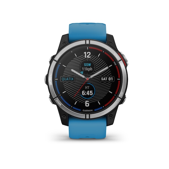 Garmin Quatix 7 Standard Edition 47mm Silicone Blue Strap Sm