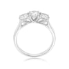 Thumbnail Image 2 of 18ct White Gold 1.50ct Diamond Round Three Stone Ring