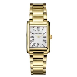 Maurice Lacroix Fiaba Square PVD Gold Tone Bracelet Watch
