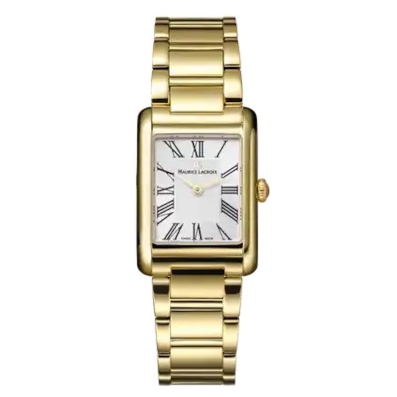 Main Image 1 of Maurice Lacroix Fiaba Square PVD Gold Tone Bracelet Watch
