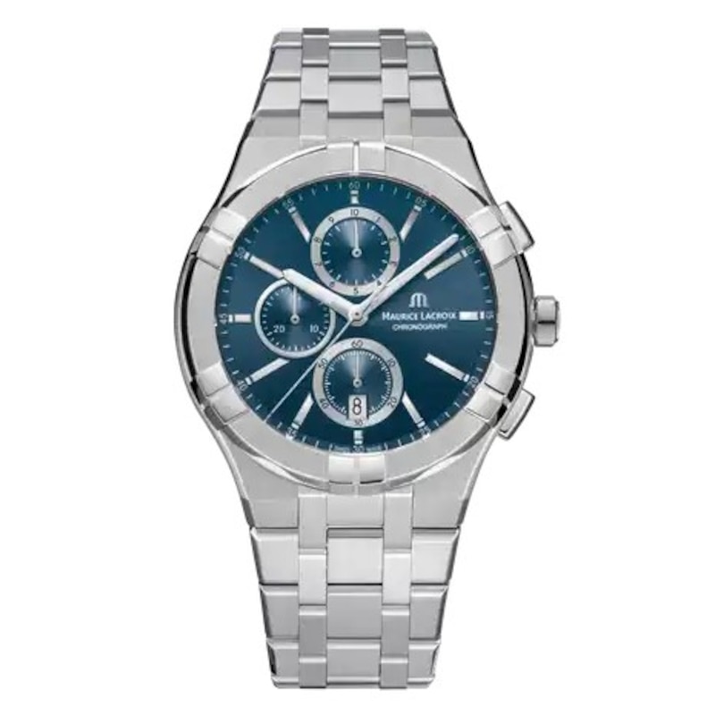 Main Image 1 of Maurice Lacroix Aikon Chronograph Blue Dial & Stainless Steel Watch