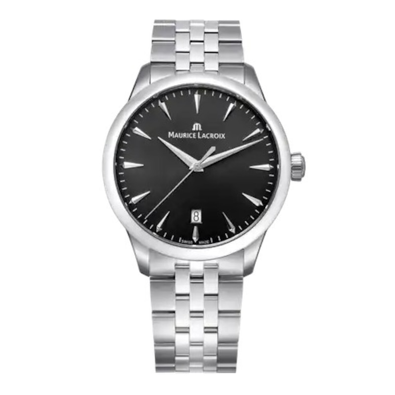 Main Image 1 of Maurice Lacroix 1975 39mm Black Dial & Stainless Steel Watch