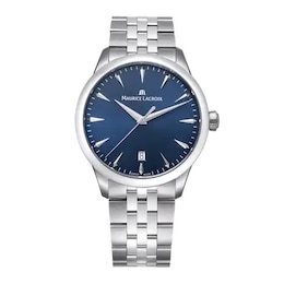 Maurice Lacroix 1975 39mm Blue Dial & Stainless Steel Watch