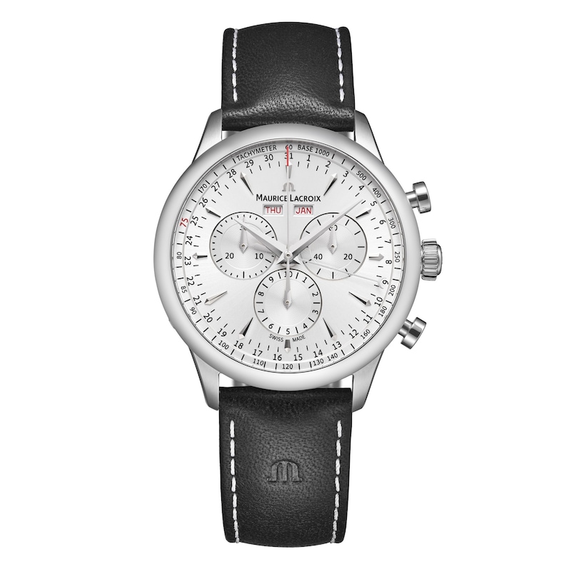 Main Image 1 of Maurice Lacroix 1975 Chronograph 40mm Black Leather Strap Limited Edition Watch