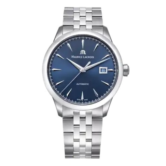 Men's Maurice Lacroix 1975 Automatic 40Mm Blue Dial & Stainless Steel Watch
