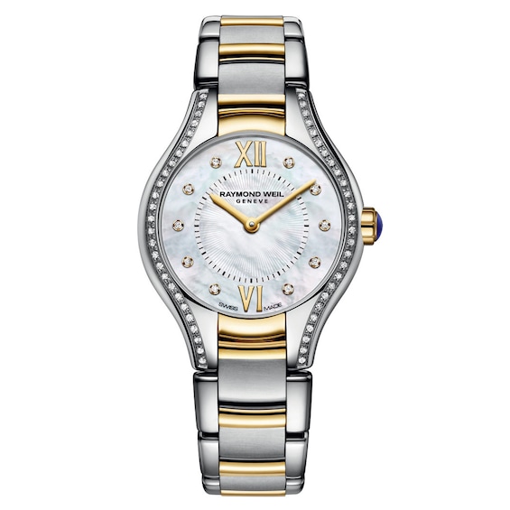 Raymond Weil Noemia Womens Diamond Two Tone Bracelet Watch