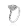 Thumbnail Image 2 of Engagement Ring Platinum Pear Shaped 0.50ct Diamond Ring