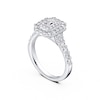 Thumbnail Image 2 of Engagement Ring Platinum Emerald Cut 1ct Diamond Ring
