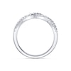 Thumbnail Image 2 of Platinum Twisted Eternity 0.25ct Diamond Ring