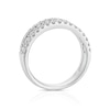 Thumbnail Image 3 of Platinum Round Three Row Eternity 1ct Diamond Ring