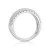 Thumbnail Image 3 of Platinum Three Row Eternity 1ct Diamond Ring