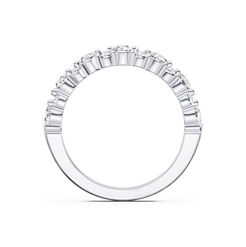 Main Image 3 of Platinum Scatter Eternity 1ct Diamond Ring