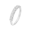 Thumbnail Image 2 of Platinum Princess & Round Eternity 0.50ct Diamond Ring