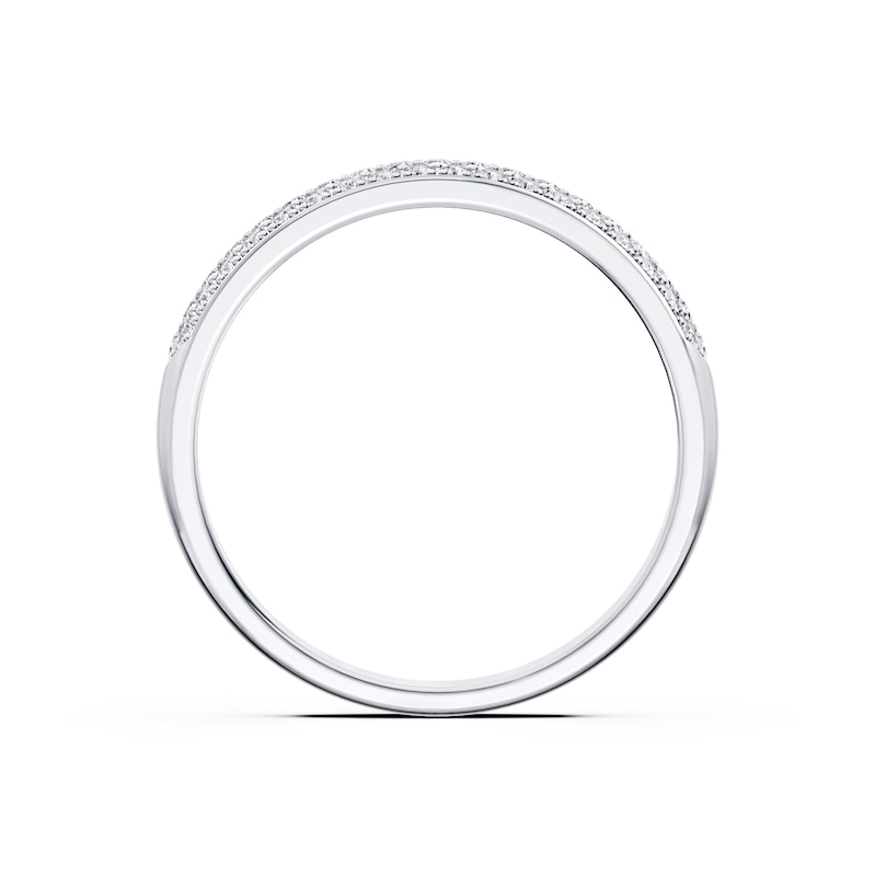 Main Image 3 of Platinum Pavé Eternity 0.50ct Diamond Ring