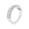 Thumbnail Image 2 of Vera Wang Platinum Oval Eternity 0.95ct Diamond Ring