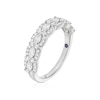 Thumbnail Image 2 of Vera Wang Platinum Marquise & Round Eternity 0.75ct Diamond Ring
