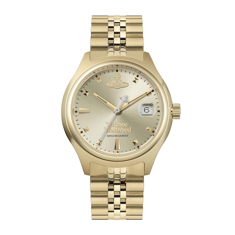 Main Image 1 of Vivienne Westwood Camberwell Champagne Dial & Gold Tone Bracelet Watch