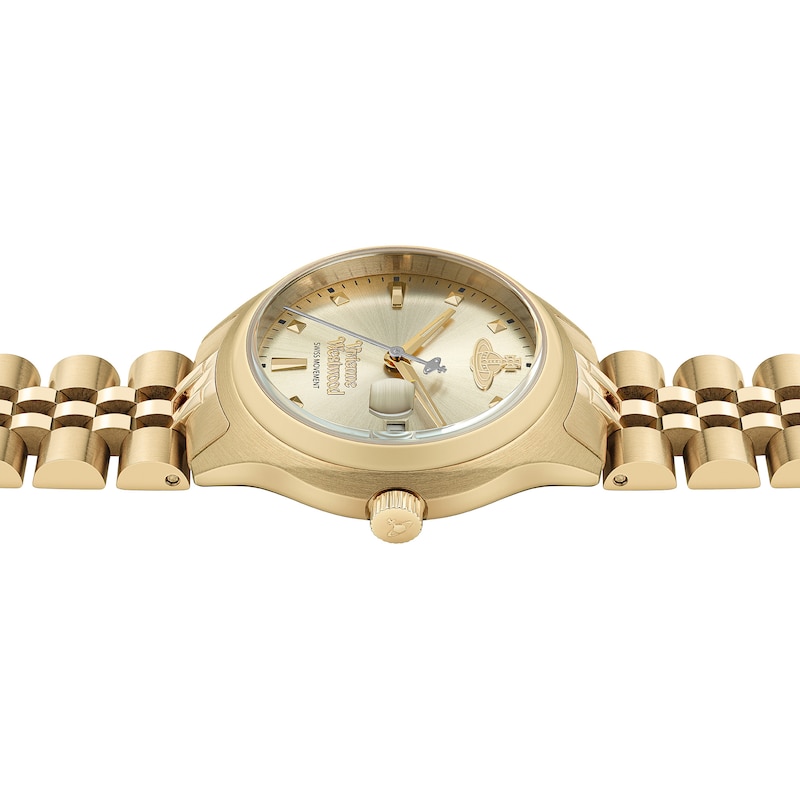 Main Image 4 of Vivienne Westwood Camberwell Champagne Dial & Gold Tone Bracelet Watch