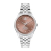 Thumbnail Image 1 of Vivienne Westwood Seymour Pink Dial Stainless Steel Bracelet Watch