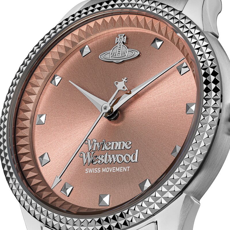 Main Image 2 of Vivienne Westwood Seymour Pink Dial Stainless Steel Bracelet Watch
