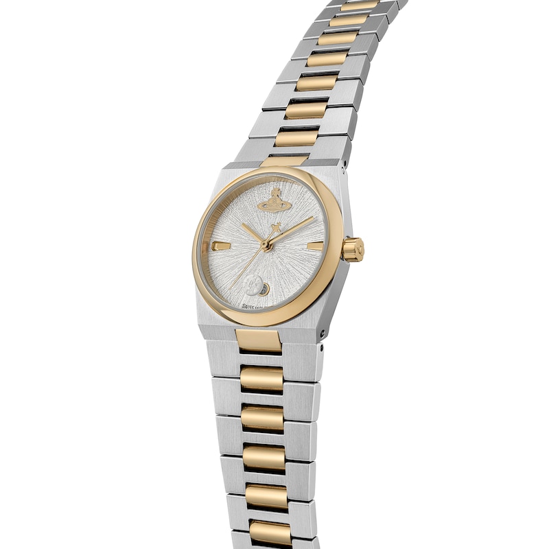 Main Image 3 of Vivienne Westwood Hoxton White Dial & Two Tone Bracelet Watch