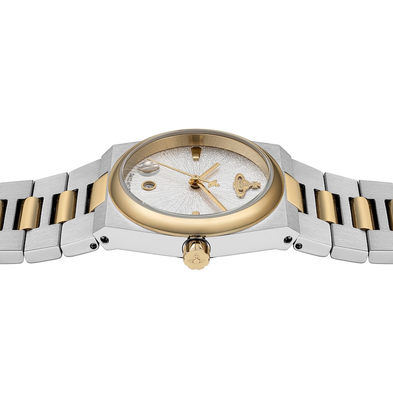 Main Image 4 of Vivienne Westwood Hoxton White Dial & Two Tone Bracelet Watch