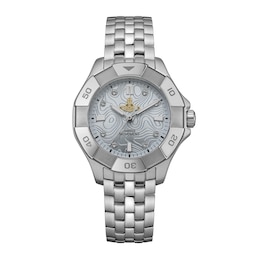 Vivienne Westwood Brompton Blue Dial & Stainless Steel Bracelet Watch