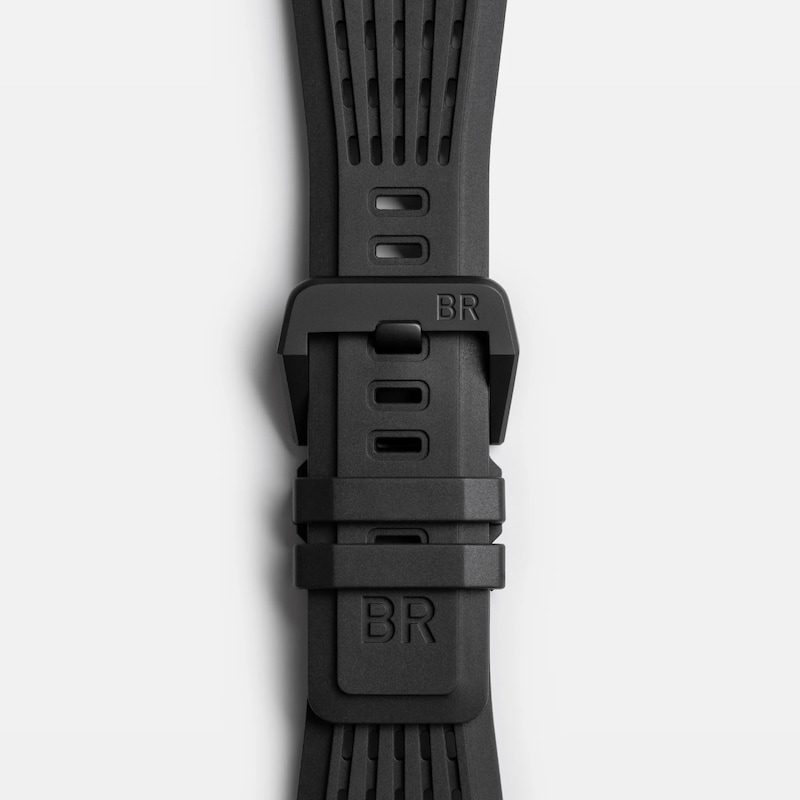 Main Image 5 of Bell & Ross BR-03 Chrono Display Rafale Solo Display Black Dial & Black Rubber Strap Watch