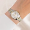 Thumbnail Image 3 of Rotary Ultra Slim Women's Silver Tone Dial & Two Tone Bracelet Watch