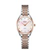 Thumbnail Image 1 of Rotary Ultra Slim Diamond Pink Mother Of Pearl & Two Tone Bracelet Watch