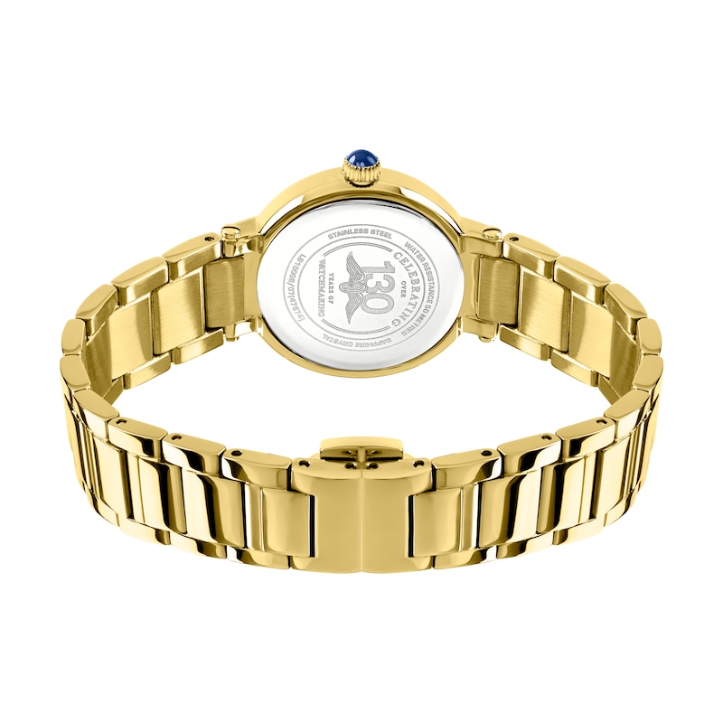 Main Image 5 of Rotary Heritage Mother Of Pearl Dial Stone Set & Gold Tone Bracelet Watch